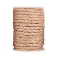 thumbnail image 1 of Ounissouiy Cuerda de yute hecha a mano de 8mm/18m para jardinería, poste de rascado para mascotas, cordón de yute Type4 NO4 Ounissouiy HA5209-02B, 1 of 6