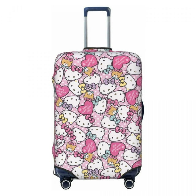 Housse de Valise Personnalisée Hello Kitty Sanrio, Anti-Poussière, Housses de Protection pour Bagages de 18 à 32 Pouces