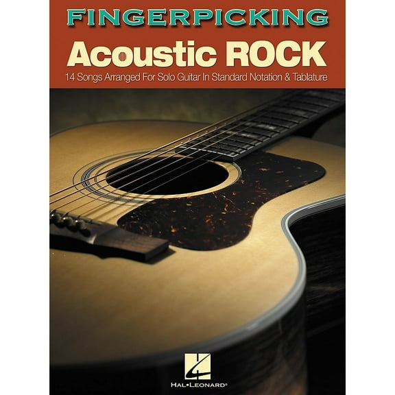 Fingerpicking Acoustic Rock: 14 Songs Arranged for Solo Guitar in Standard Notation & Tab (Paperback)
