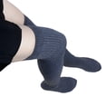 thumbnail image 2 of HomeDM Women's Knee High Socks Casual Solid Color Seamless Dress Socks Over Knee Boot Socks Leg Warmer 1 Pairs, 2 of 4