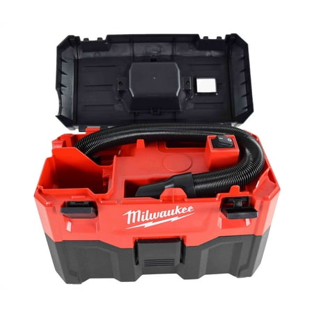 Milwaukee M18 Cordless 2-Gallon Wet/Dry Vacuum (0880-20) – HEPA Filter, 45 CFM, Built-In Blower Port (Bare Tool)