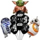 thumbnail image 2 of Globos de aluminio con forma de Yoda de dibujos animados, robot, suministros para fiestas de cumpleaños, regalos para niñas y niños, decoración de habitaciones, globos de Star Wars, 2 of 5