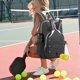 thumbnail image 1 of Bolso de raqueta ajustable retirable mochila para paddle mochilas deportivas negras, 1 of 9