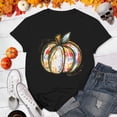 thumbnail image 2 of 2024 Tshirts For Women Dressy Casual Pumpkin Graphic Pumpkin Tops Loose Fit Pullover T Shirts, 2 of 3