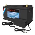 thumbnail image 1 of KEEPWORTH LiFePO4 Battery 12V 100Ah Lithium Batteries with 100A BMS, Deep Cycle Rechargeable Lithium Iron Phosphate Battery, for Solar, Marine, Trolling Motor, 1 of 7