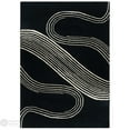 thumbnail image 3 of 8x10 Hand tuft rug, Black color, Wool area carpet Bed, Living, room, 3 of 9
