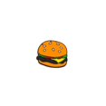 thumbnail image 1 of Broches Pin de Alimentos Yinane Accesorios de disfraces Ropa Insignia Broches Prendedores de solapa para trajes Vestidos Hamburguesa Broche, 1 of 8
