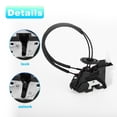 thumbnail image 4 of Motor de actuador de cerradura de puerta eléctrica delantera derecha con cable para Kia Forte Forte5 2014-2018 No.81320A7011 Negro, 4 of 7