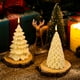 thumbnail image 3 of Juego de moldes de silicona KVCSYAW para velas 3D con forma de árbol de Navidad, 2 unidades, 3 of 7