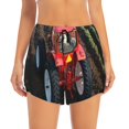 thumbnail image 2 of Fotbe farm work Pattern Womens High Waist Running Shorts Athletic Workout Quick Dry Shorts for Women with Pockets Gym Yoga Summer Shorts-Small, 2 of 7