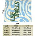 thumbnail image 3 of Clipart USF Bulls Logo Ultra-Soft Micro Fleece Blanket Soft Comfortable Flannel Blanket Available for Bed Couch Living Room, 3 of 8