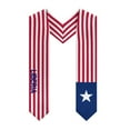 thumbnail image 2 of More design Graduation shawl Liberia Flag & United States Flag Stole Sash Honor Study Aboard International Students, 2 of 10