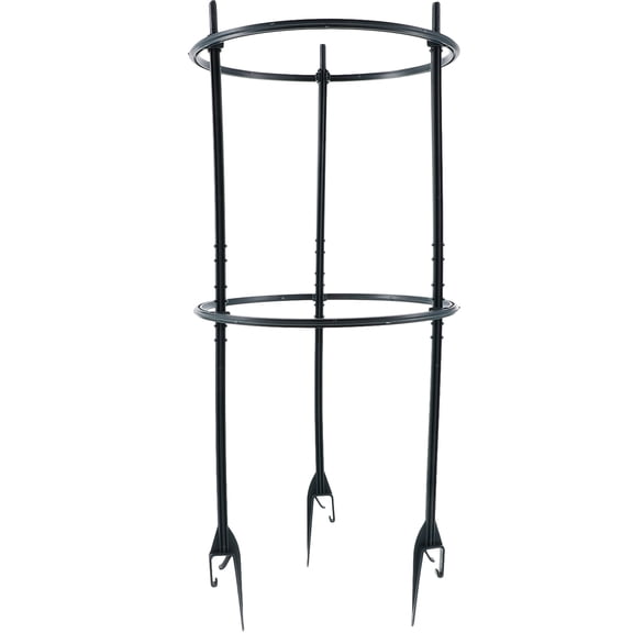Supvox Black Plastic Climbing Plant Support Rack - Indoor Outdoor Garden Vine Trellis Shelf, 1 Set