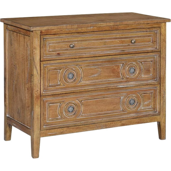 Huntington Solid Wood Beachwood Chest for Rustic Interiors