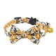 thumbnail image 1 of Collar De Gato Con Pajarita Y Campana, Collares Florales Clásicos Para Gatitos Con Pajarita Extraíble, Collar Ajustable Para Gatito, Cachorro, Perros Pequeños Noticed PT002755-01, 1 of 6