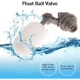 thumbnail image 2 of Fill Valve,Plastic Float Valve Float Valve for Automatic Water Filling 1.27cm, 2 of 5