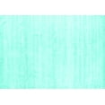 thumbnail image 1 of Ahgly Company Indoor Rectangle Solid Turquoise Blue Modern Area Rugs, 7' x 10', 1 of 4