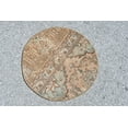 thumbnail image 4 of Small Rug, Vintage Rug, Round Rug, Turkish Rug, Oushak Carpet, 26x26 inches Brown Carpet, Decorative Gift Rugs, 10336, 4 of 10