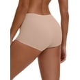 thumbnail image 3 of INSPIRE CHIC Women's High Waist Seamless Boyshorts Elastic Waistband Ice Silk Breathable Comfy Shorts L Light Pink, 3 of 4