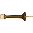 thumbnail image 3 of National Hardware N215-871 Door Stop, 3 in Projection, Rubber/Solid Brass, Antique Brass, 3 of 3