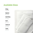 thumbnail image 5 of Cariloha Classic Bamboo Viscose 4-Piece Bed Sheet Set - Cooling and Comfortable for Rest and Relaxation - Flat and Fitted Sheet and Two Pillowcases - Full - White, 5 of 7