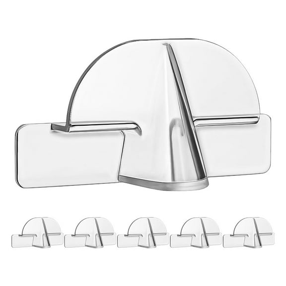 WORGEOUS 6pcs Adhesive Sunglasses Organizer Wall Mounted Eyeglasses Holder Single Eyewear Display Rack for Home Bedroom Living Room Office