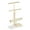 Gold and White, For Necklaces, Earrings, and Bracelets, variant on 3-Tier Adjustable Earring Necklace Holder Organizer Stand, Gold Jewelry Display Tree with 105 Slots, 10 Double-Sided Hooks, White Tray for Women, Girls