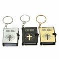 thumbnail image 5 of UDIYO 1Pc Mini Portable English Holy Bible Pendant Keychain Key Ring Holder Bag Decor, 5 of 7