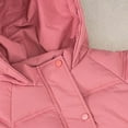 thumbnail image 5 of Efsteb Girls Winter Coat Fleece Lined Down Jackets Long Sleeve Thicked Windproof Warm Hooded Puffer Coats (Pink,4 Years), 5 of 6