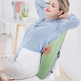 thumbnail image 3 of uhnmki Ergonomic Lumbar Support Cushion Memory Foam Back Pillow For Chair Comfort And Posture, 3 of 3