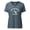 Heather Slate, variant on Santa Cruz Surf Shop EST 1969 Womens v-neck t-shirt