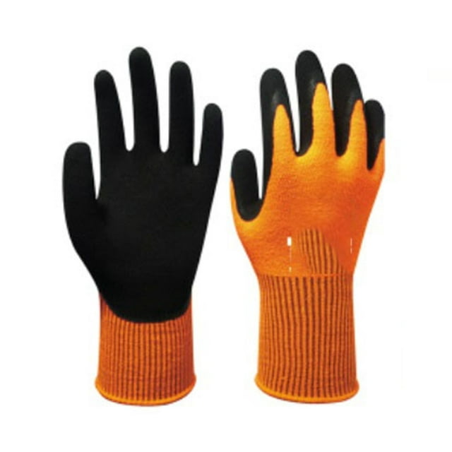 Gants de Jardin Épais, Gants de Travail Résistants au Froid, Double Couche, Protection en Latex, Confort Respirant