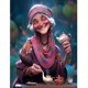 thumbnail image 2 of Con Cuentas Cuadradas 5D DIY Kit Abuela Amable Del 30x40cm, 2 of 9