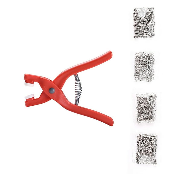 Snap Button Kit | 5-Claw No-Sew Fastener Installation Tool Set with Metal Snaps for Clothing & Bedding | 15cm Size | Baby & Adult Fabric Safe