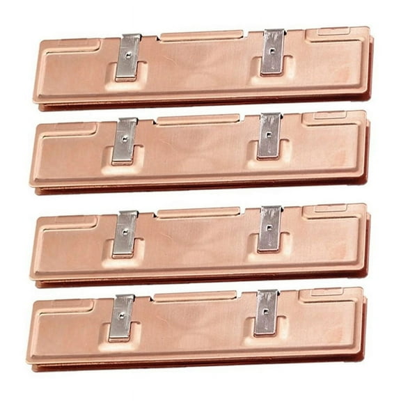4Pcs Pure Copper RAM Heatsink Radiator for Ram Memory Cooler Cooling Heat Sink Desktop Memory Radiator DDR2 DDR3 DDR4
