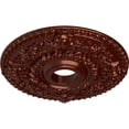 thumbnail image 3 of Ekena Millwork 18"OD x 3 1/2"ID x 1 1/2"P Rose Ceiling Medallion (Fits Canopies up to 7 1/4"), Hand-Painted Antique Copper, 3 of 6