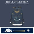 thumbnail image 5 of FORMRS School Backpack 17" Student Travel Bag with Laptop Compartment, Green Dragon Flowers, 5 of 7