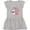 AC-Heather Grey, variant on Christmas Let It Snow Cute Snow Man with Snowflakes Girls Toddler Dress