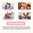 thumbnail image 4 of Hummingbird Blanket Gifts for Women Girls Mom Birthday Christmas Valentine Present Humming Bird Floral Flower Theme Decor Bedroom Living Room Sofa Couch Soft Cozy Kids Adult Teen Flannel Throw 60"x50", 4 of 6