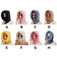 thumbnail image 3 of ZLight Ensemble de Bonnet d'Hiver avec Capuche pour Ski, Cyclisme, Camping, Randonnée, Bonnet Thermique pour Femmes, Rouge, 3 of 6