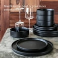over&back Stackable Dinnerware Set Stoneware Dishes Comes with 4