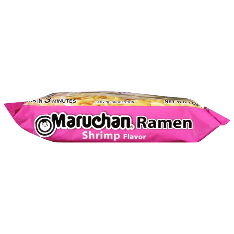 Maruchan Instant Shrimp Flavor Ramen Noodle Soup, Veggie Addable