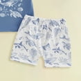 thumbnail image 5 of GXWEA Boy Toddler Clothes 2T Clothes Boys Toddler Boy Clothes Summer Outfits Kids Short Sleeve T-Shirt And Shorts, 5 of 5