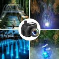 thumbnail image 5 of Bomba de fuente de 15W 800l/h, bomba de estanque, bomba de agua, bomba de jardín, bomba de fuente con 12 LED, 5 of 5