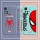 thumbnail image 4 of Case For Redmi Note 12 11 11T 11R 11E 9 9S 8 7 7S PRO PLUS 4G 5G Simple Liquid silicone Case Marvel's Spider-Man Spider Face, 4 of 5
