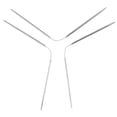 thumbnail image 2 of MYG Stainless Steel Circular Knitting Needles Set Round Metal Loop Needles, 2 of 9