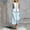 Light Blue, variant on Women's Linen Sleeveless Button Front Vest Top Cuffed Hem Wide Leg Culottes 2 Piece Set for Casual Daily Wear White XXL