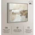 thumbnail image 2 of Windswept Reverie I Canvas Minimalist Abstract by Art Remedy, Silver Frame, 30" x 30", 2 of 7