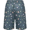 thumbnail image 2 of Night Sky Men's Athletic Shorts,Men's Pajama Bottoms for Home and Rest-XL, 2 of 7