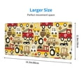 thumbnail image 4 of Disketp Gaming Mouse Pad Vehicles Pattern Large Mouse Mat Long Extended Desk Pad Non-Slip Rubber Mice Pads Stitched Edges Thin Pad (11.8x31.5 Inch), 4 of 9